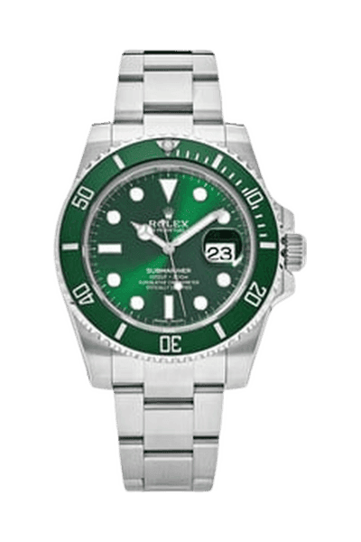 Rolex Submariner with a green dial and green bezel